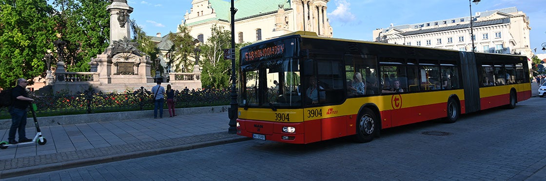 Buses in Warsaw